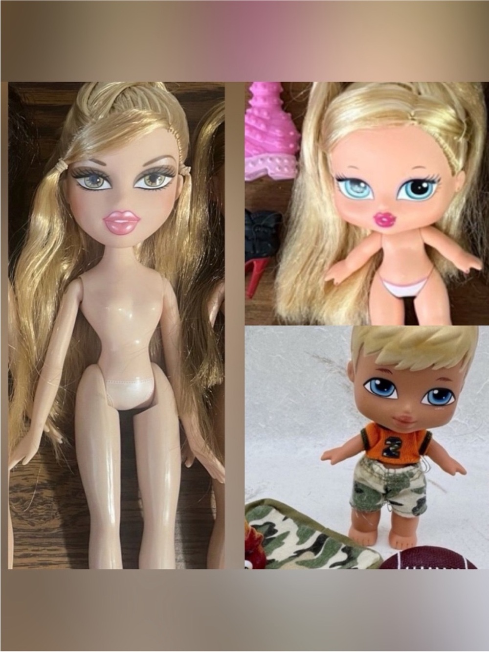 Bratz bundle trio 3 piece set